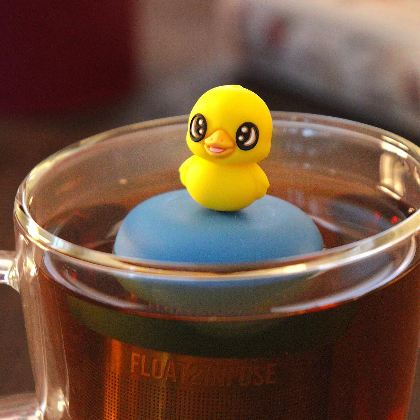 Blue Floating Tea Infuser