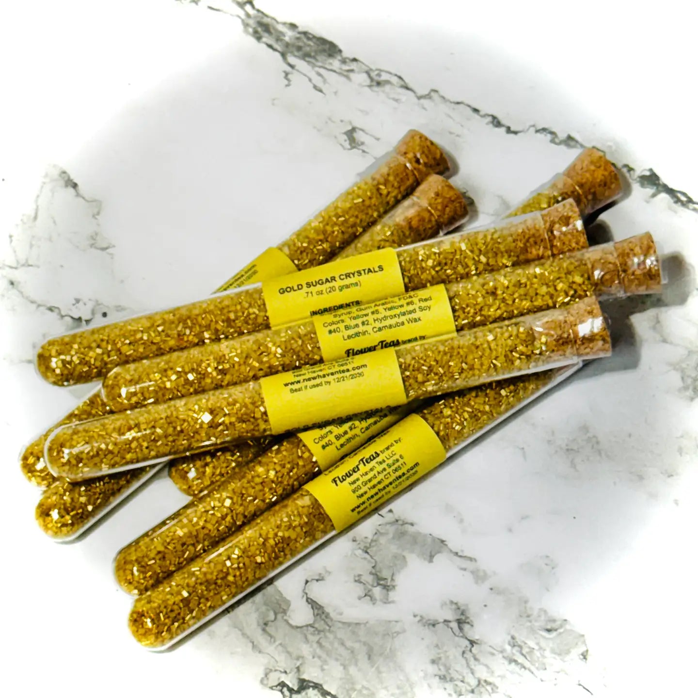 Sugar Crystals in Test Tube
