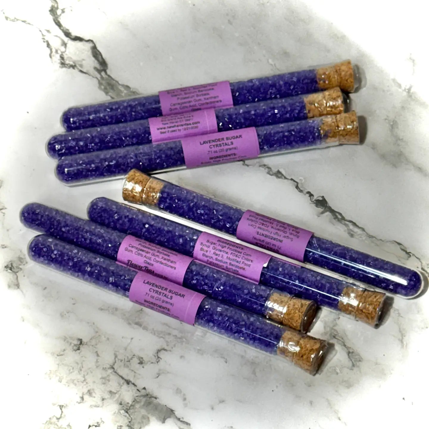 Sugar Crystals in Test Tube