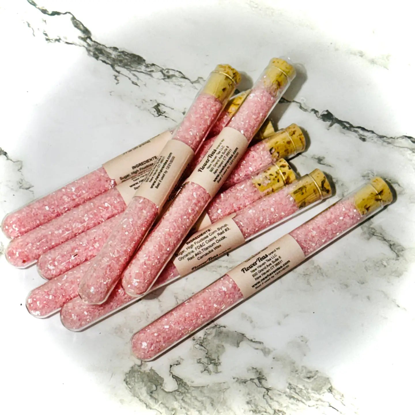 Sugar Crystals in Test Tube