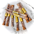 Natural Amber Rock Sugar in Test Tube