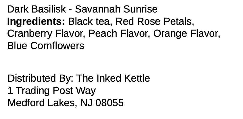 Dark Basilisk Blend