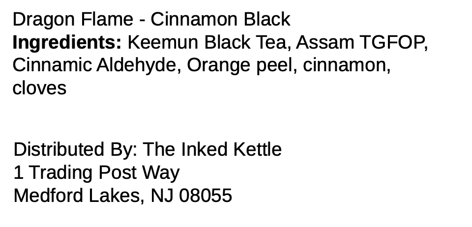 Dragon's Flame Blend