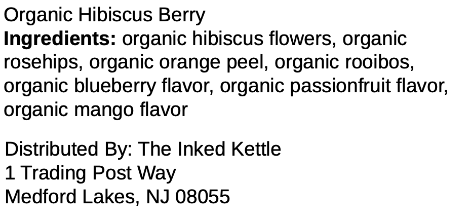 Organic Hibiscus Berry